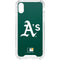 MLB Oakland Athletics - Solid Distressed iPhone XS Clear Case
