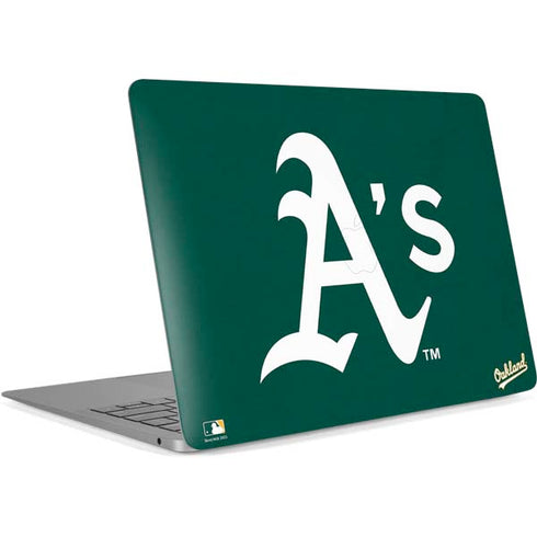 MLB Oakland Athletics - Solid Distressed Apple MacBook Air Skin