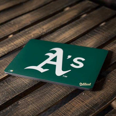 MLB Oakland Athletics - Solid Distressed Apple MacBook Air Skin