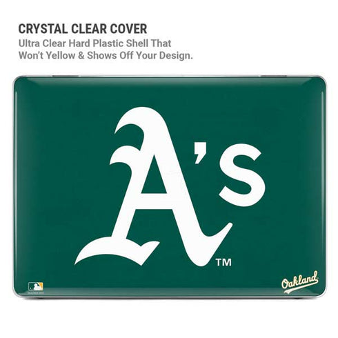 MLB Oakland Athletics - Solid Distressed MacBook Pro 14in (2021-24) Case plus Skin