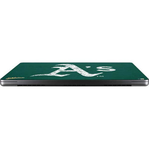 MLB Oakland Athletics - Solid Distressed Apple MacBook Pro 14-inch Skin