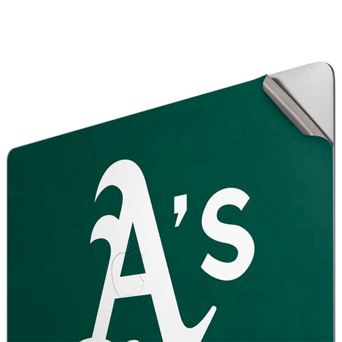 MLB Oakland Athletics - Solid Distressed Apple MacBook Pro 16-inch Skin
