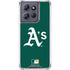 MLB Oakland Athletics - Solid Distressed Moto G 5G (2025) Clear Case