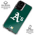 MLB Oakland Athletics - Solid Distressed Moto G Power 5G (2024) Clear Case