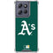 MLB Oakland Athletics - Solid Distressed Moto G Power 5G (2025) Clear Case