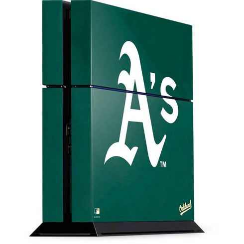 MLB Oakland Athletics - Solid Distressed PlayStation PS4 Skins