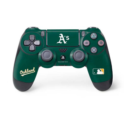 MLB Oakland Athletics - Solid Distressed PlayStation PS4 Skins
