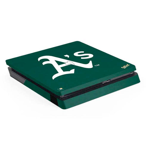 MLB Oakland Athletics - Solid Distressed PlayStation PS4 Skins
