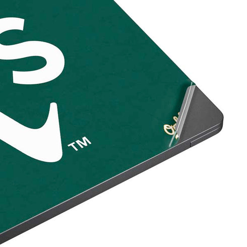 MLB Oakland Athletics - Solid Distressed Surface Laptop 7 15in Skin