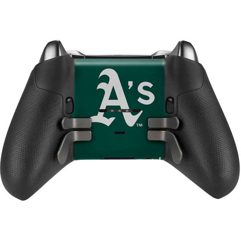 MLB Oakland Athletics - Solid Distressed Xbox Elite Wireless Controller Series 2 Skin