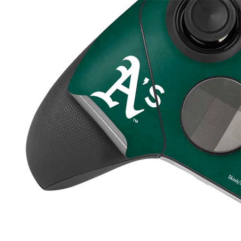 MLB Oakland Athletics - Solid Distressed Xbox Elite Wireless Controller Series 2 Skin