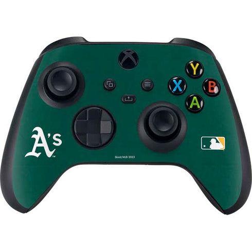MLB Oakland Athletics - Solid Distressed Xbox Series X Skins