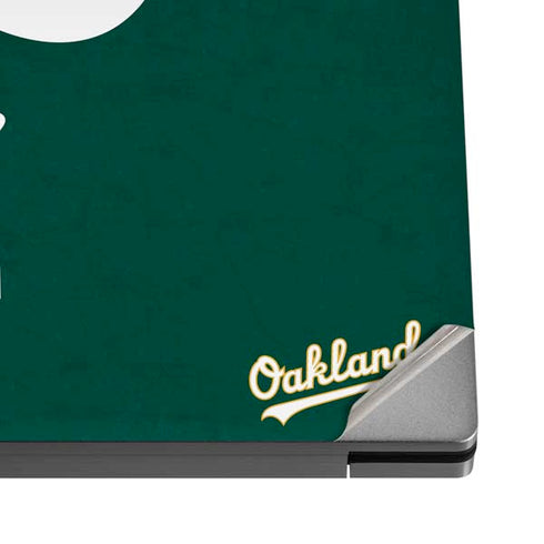 MLB Oakland Athletics - Solid Distressed Dell XPS Skin