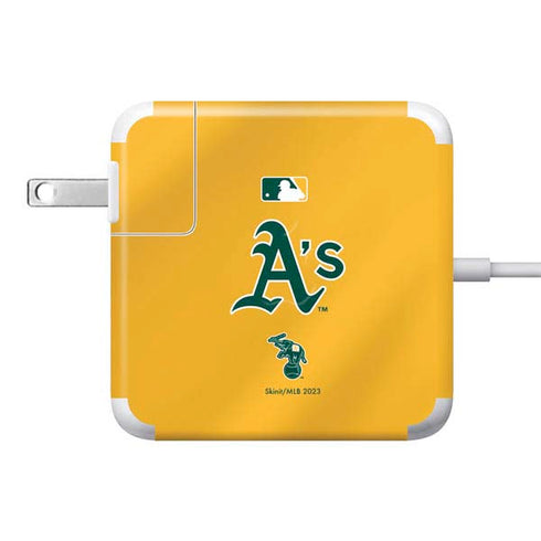 MLB Oakland Athletics Alternate Jersey 85W Power Adapter (15 and 17 inch MacBook Pro Charger) Skin