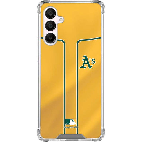 MLB Oakland Athletics Alternate Jersey Galaxy A16 5G Clear Case