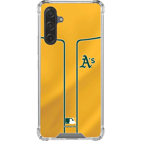 MLB Oakland Athletics Alternate Jersey Galaxy A17 Clear Case