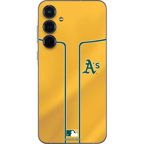 MLB Oakland Athletics Alternate Jersey Galaxy A35 5G Skin
