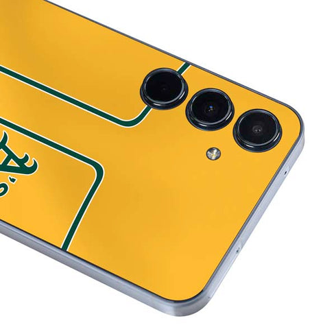 MLB Oakland Athletics Alternate Jersey Galaxy A55 5G Skin