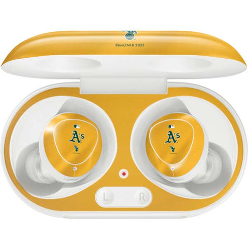 MLB Oakland Athletics Alternate Jersey Galaxy Buds Plus Skin