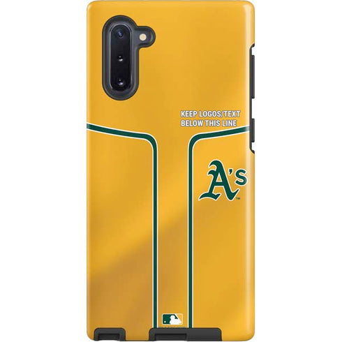 MLB Oakland Athletics Alternate Jersey Galaxy Cases