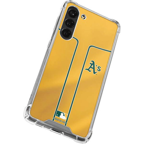 MLB Oakland Athletics Alternate Jersey Galaxy S24 FE Clear Case