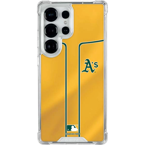 MLB Oakland Athletics Alternate Jersey Galaxy S25 Ultra Clear Case