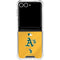 MLB Oakland Athletics Alternate Jersey Galaxy Z Flip7 Clear Case