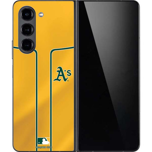 MLB Oakland Athletics Alternate Jersey Galaxy Z Fold5 5G Skin