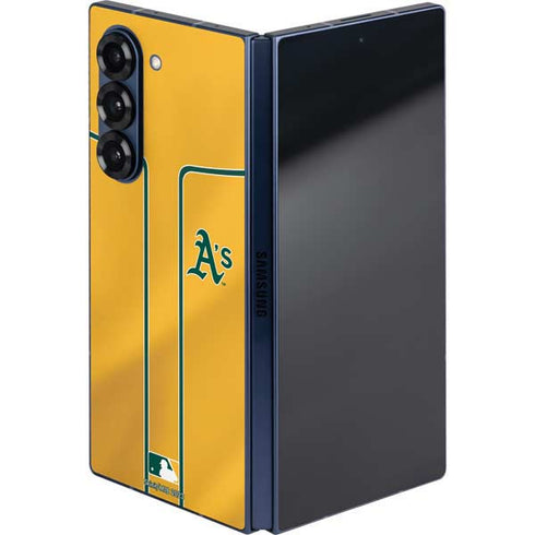 MLB Oakland Athletics Alternate Jersey Galaxy Z Fold6 Skin