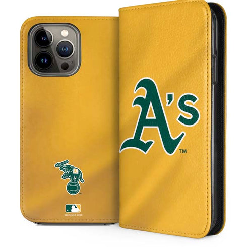 MLB Oakland Athletics Alternate Jersey iPhone 14 Pro Max Folio Case