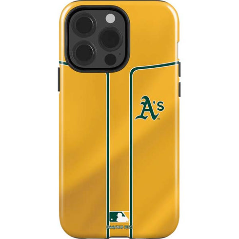 MLB Oakland Athletics Alternate Jersey iPhone 15 Pro Impact Case