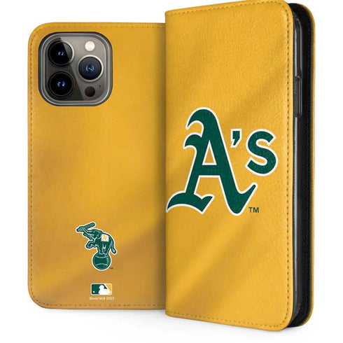 MLB Oakland Athletics Alternate Jersey iPhone 15 Pro Max Folio Case