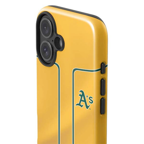 MLB Oakland Athletics Alternate Jersey iPhone 16 Plus Impact Case