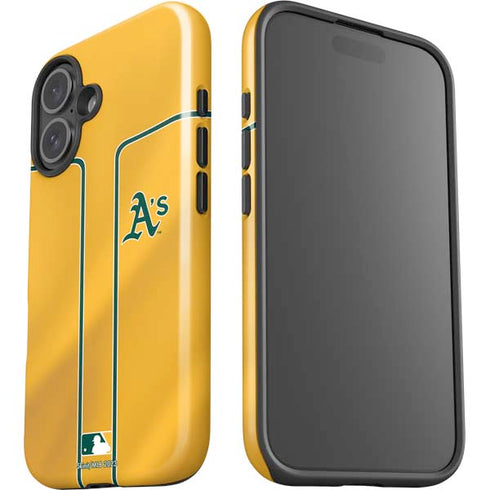 MLB Oakland Athletics Alternate Jersey iPhone 16 Plus Impact Case