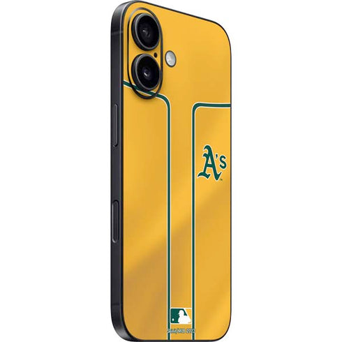 MLB Oakland Athletics Alternate Jersey iPhone 16 Plus Skin