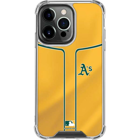 MLB Oakland Athletics Alternate Jersey iPhone 16 Pro Clear Case