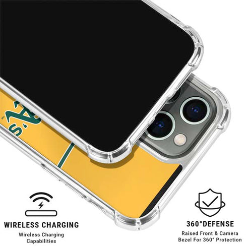 MLB Oakland Athletics Alternate Jersey iPhone 16 Pro Clear Case