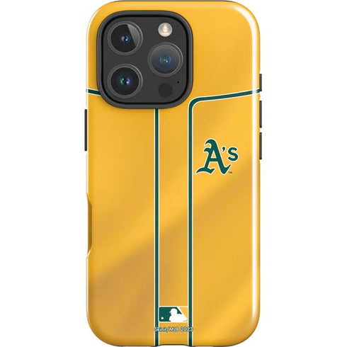 MLB Oakland Athletics Alternate Jersey iPhone 16 Pro Impact Case