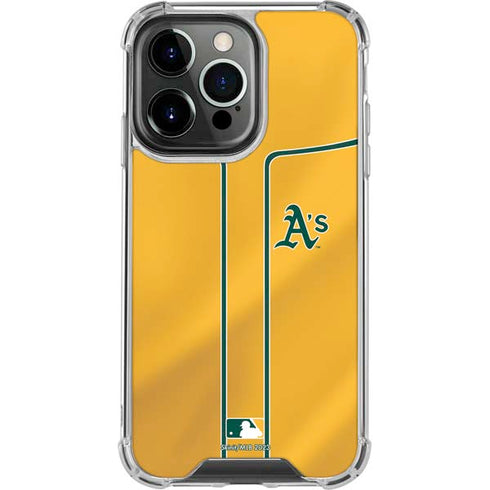 MLB Oakland Athletics Alternate Jersey iPhone 16 Pro Max Clear Case