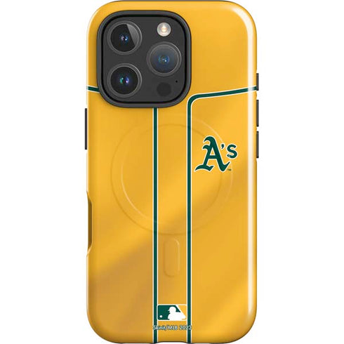 MLB Oakland Athletics Alternate Jersey iPhone 16 Pro Max Magsafe Impact Case