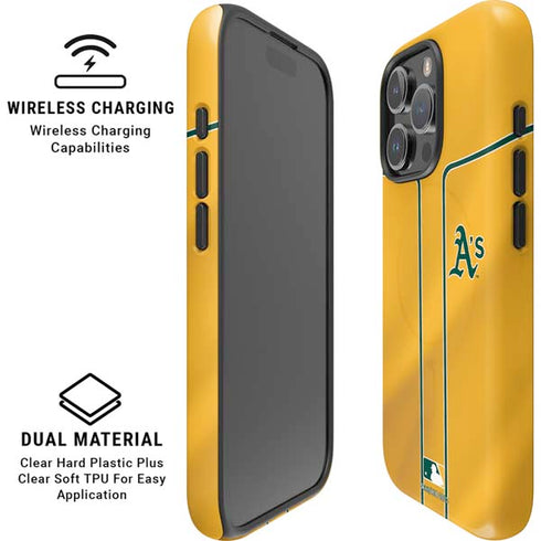 MLB Oakland Athletics Alternate Jersey iPhone 16 Pro Max Magsafe Impact Case