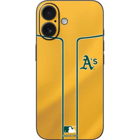 MLB Oakland Athletics Alternate Jersey iPhone 16 Skin