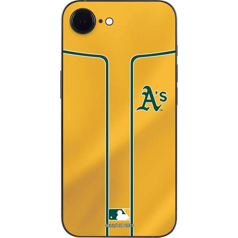 MLB Oakland Athletics Alternate Jersey iPhone 16e Skin