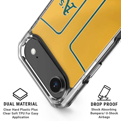MLB Oakland Athletics Alternate Jersey iPhone 17 Air Clear Case