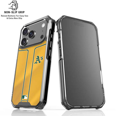 MLB Oakland Athletics Alternate Jersey iPhone 17 Pro Clear Case