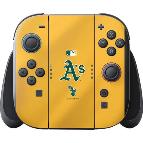 MLB Oakland Athletics Alternate Jersey Nintendo Switch 2 (2025) with Joy-Con Skin