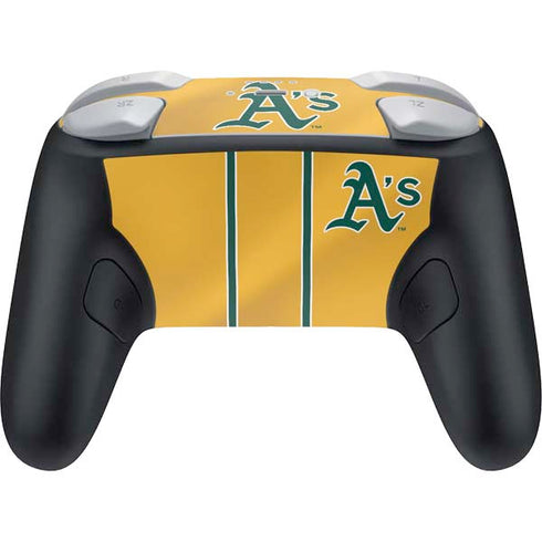 MLB Oakland Athletics Alternate Jersey Nintendo Switch 2 (2025) Pro Controller Skin