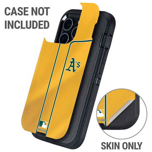 MLB Oakland Athletics Alternate Jersey Otterbox Defender iPhone Skin