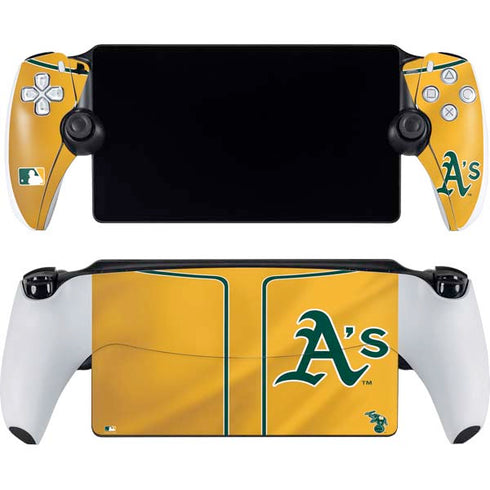 MLB Oakland Athletics Alternate Jersey PlayStation Portal Remote Player Skin