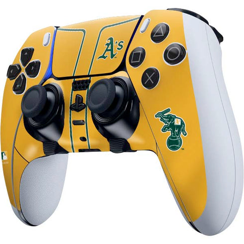 MLB Oakland Athletics Alternate Jersey PS5 DualSense Edge Pro Controller Skin